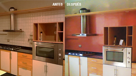Renová tu cocina con revestimeinto Piel de Roca Aplicación del Revestimiento Piel de Roca en la cocina